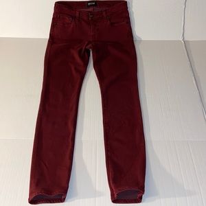 Big Star Maddie Skinny Size 26 R Denim Red Jeans